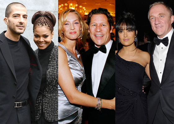 Janet Jackson, Wissam al Mana, Uma Thurman, Arpad Busson, Salma Hayek, Francois-Henri Pinault Janet Jackson, Wissam al Mana, Uma Thurman, Arpad Busson, Salma Hayek, Francois-Henri Pinault